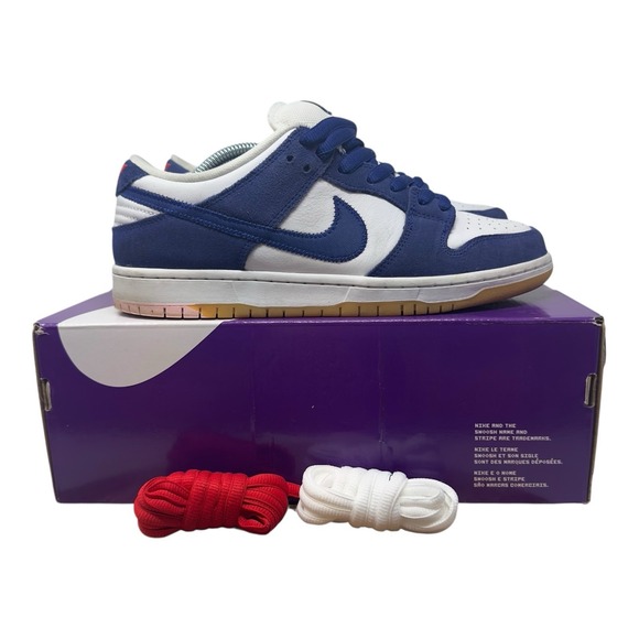 Nike SB Dunk Low Premium Los Angeles Dodgers Blue White L A. do9395-400 - Picture 15 of 15